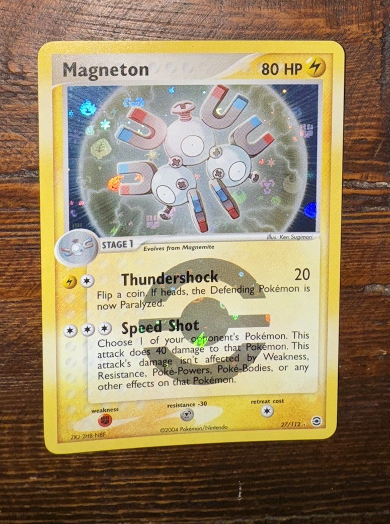 Magneton 27/112 FireRed & LeafGreen Reverse Holo NM