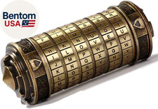 Cryptex Da Vinci Code Mini Cryptex Lock Puzzle Boxes with Hidden Compartments An