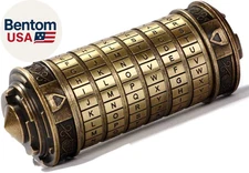 Cryptex Da Vinci Code Mini Cryptex Lock Puzzle Boxes with Hidden Compartments An
