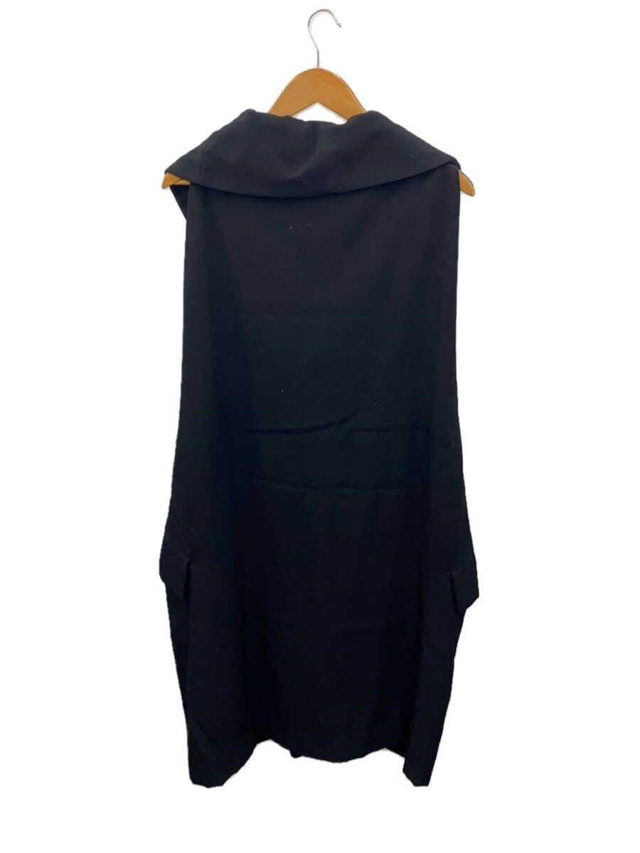 ALTRA YOHJI YAMAMOTO altro cappotto senza maniche lana BLK tinta unita YH D13 104