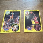 Starting Lineup 1991 NBA 2-Card Lot Larry Bird Michael Jordan