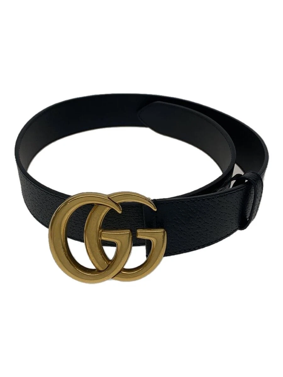 Ceinture GUCCI cuir BLK 406831 pour homme
