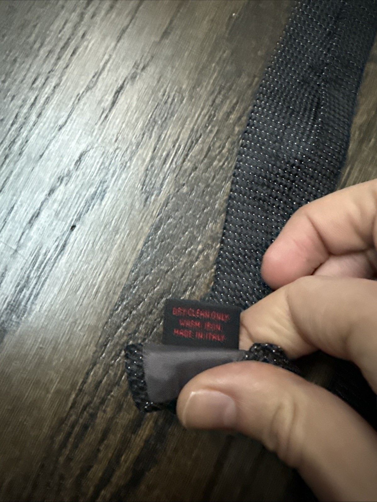 Vintage Romeo Gigli Men’s Tie, Charcoal 100percent Silk, Italy Moody image 8