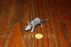 Vintage Winneco (Payton) Silver Styrachosaurus Dinosaur - Marx MPC