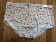 Plus Size 22/24 Lane Bryant Cacique Full Brief Cotton Panty Fall Leaves Pumpkin