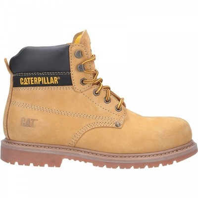 CAT Powerplant | Honey | Herren Stahlkappe Schnürstiefel Sicherheitsstiefel