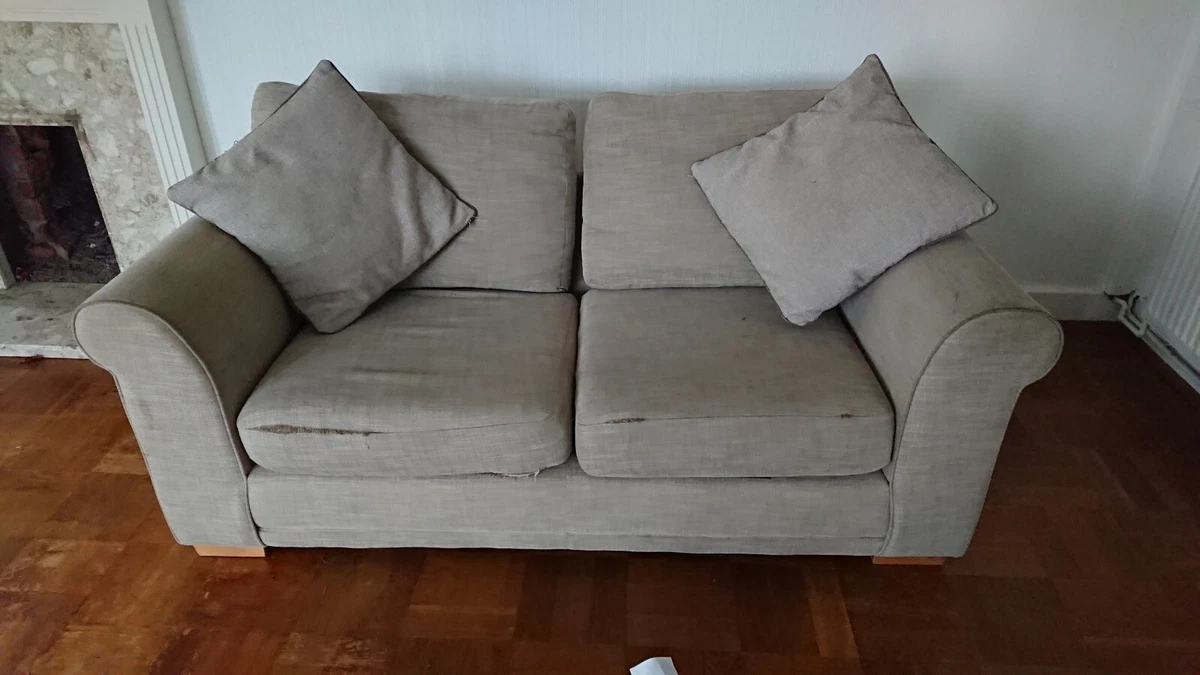 Brown Sofa With Grey Cushions Baci Living Room