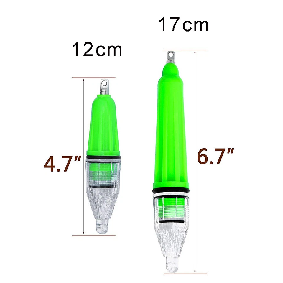 Luz LED de pesca submarina caída profunda barco peces luz atractiva señuelos calamares Foto 4 de 4