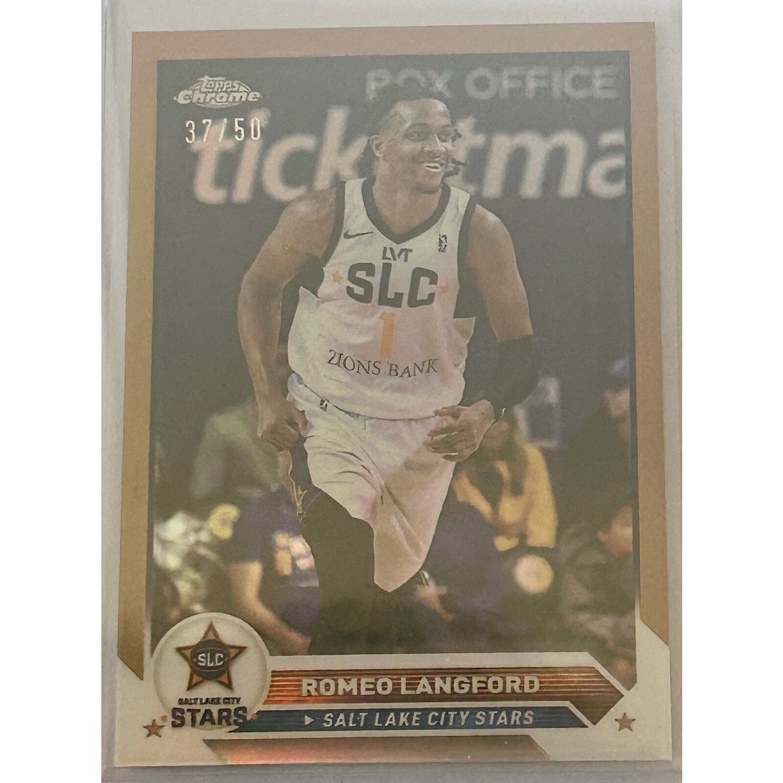 2023-24 TOPPS G-LEAGUE #75 Romeo Langford RARE GOLD /50 SP SLC