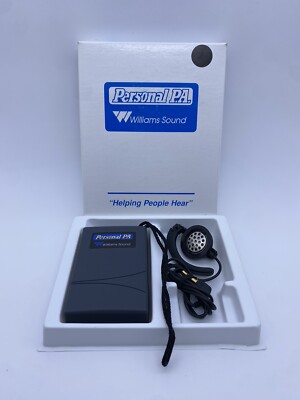 Williams Sound Personal PA Model R7 Receiver Tested Works, Free Shipping