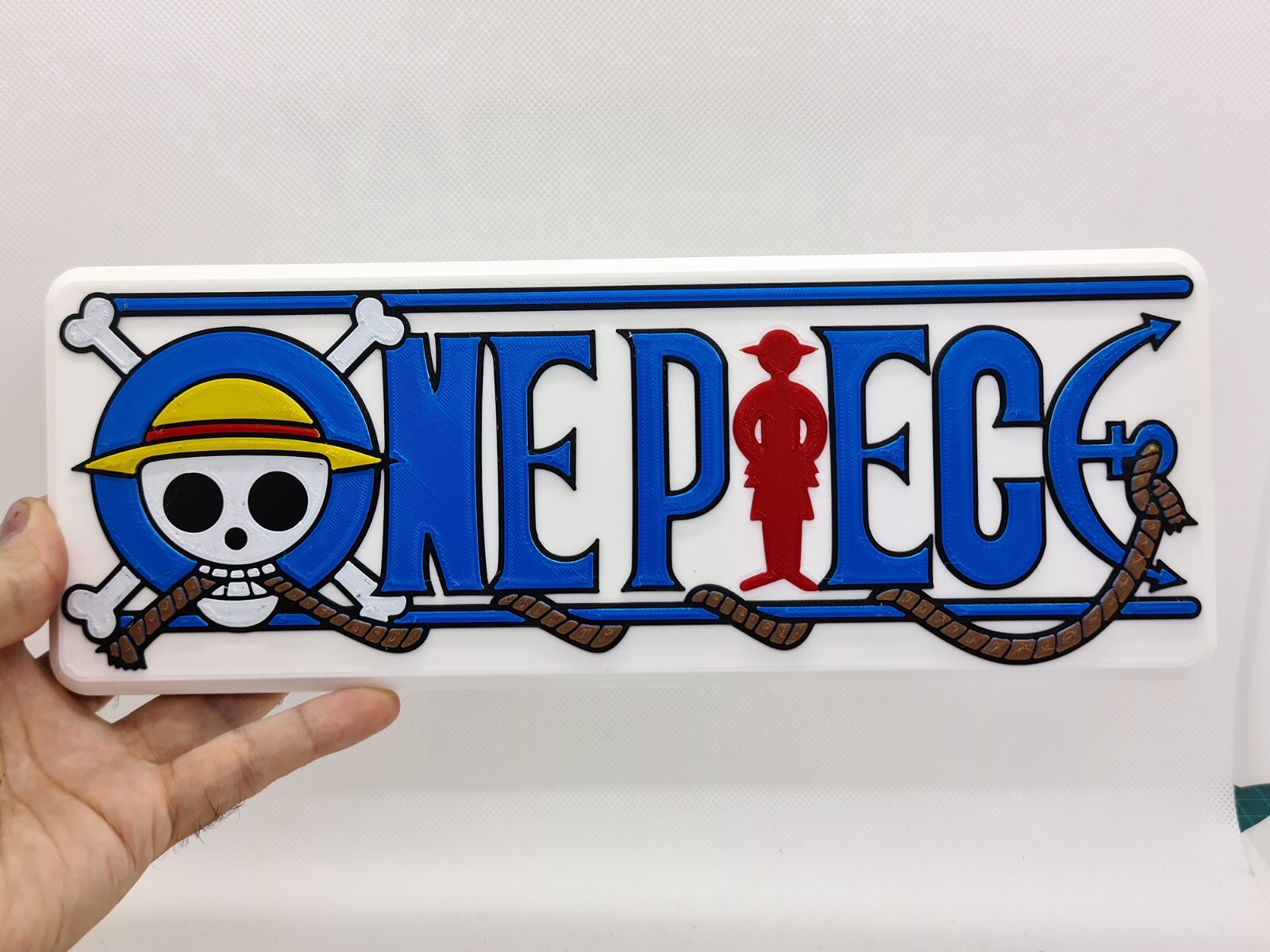 EMBÁRCATE EN LA AVENTURA CON NUESTRO CARTEL 3D DEL LOGO DE ONE PIECE