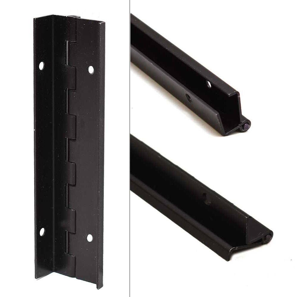 Fountain Boat Piano Hinge | 5 1/2 x 1 3/8 Inch Black