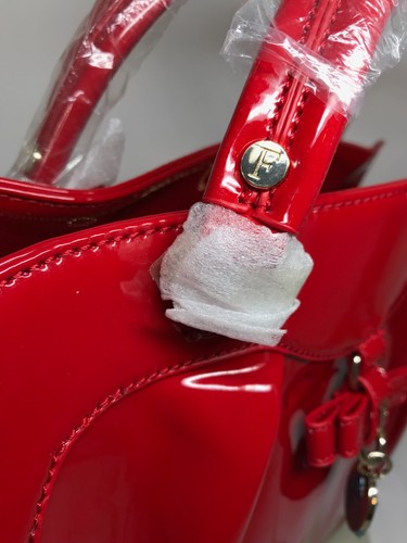Borsa a mano Vernice Rossa - Gianfranco Ferré Milano - Linea Pirite - NUOVA - - Foto 16 di 23