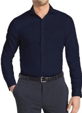 Mens Dress Shirts Slim Fit Long Sleeve