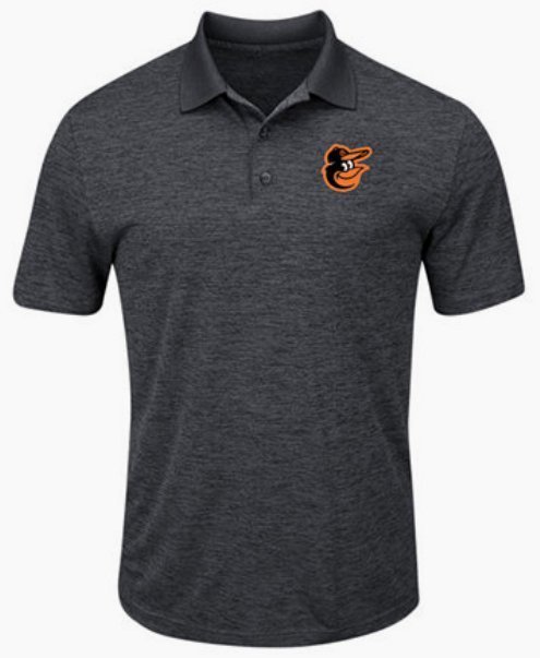 Baltimore Orioles Cool Base Polo Shirt 3XL Charcoal Heather Gray Majestic MLB | eBay