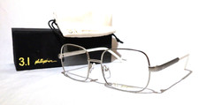 NEW Phillip Lim Cartwright, Japan  Silver 50-17-140 Frame Eyeglasses $240