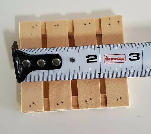 Sottobicchieri pallet in legno miniatura scala 1:18 confezione sfusa 50 modelli SPEDIZIONE GRATUITA - Foto 3 di 3