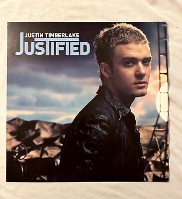 Justin Timberlake Promo Poster Flat Justified cry me a river like i love you