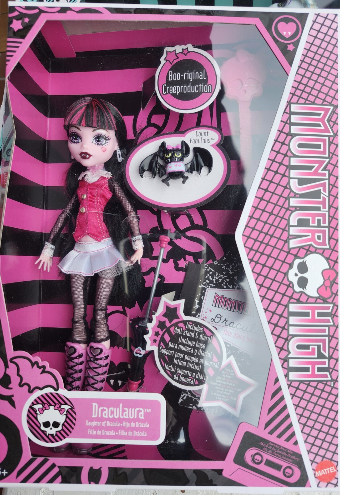 2024 Monster High DRACULAURA Boo-riginal Creeproduction Doll NWW&NRFB ...