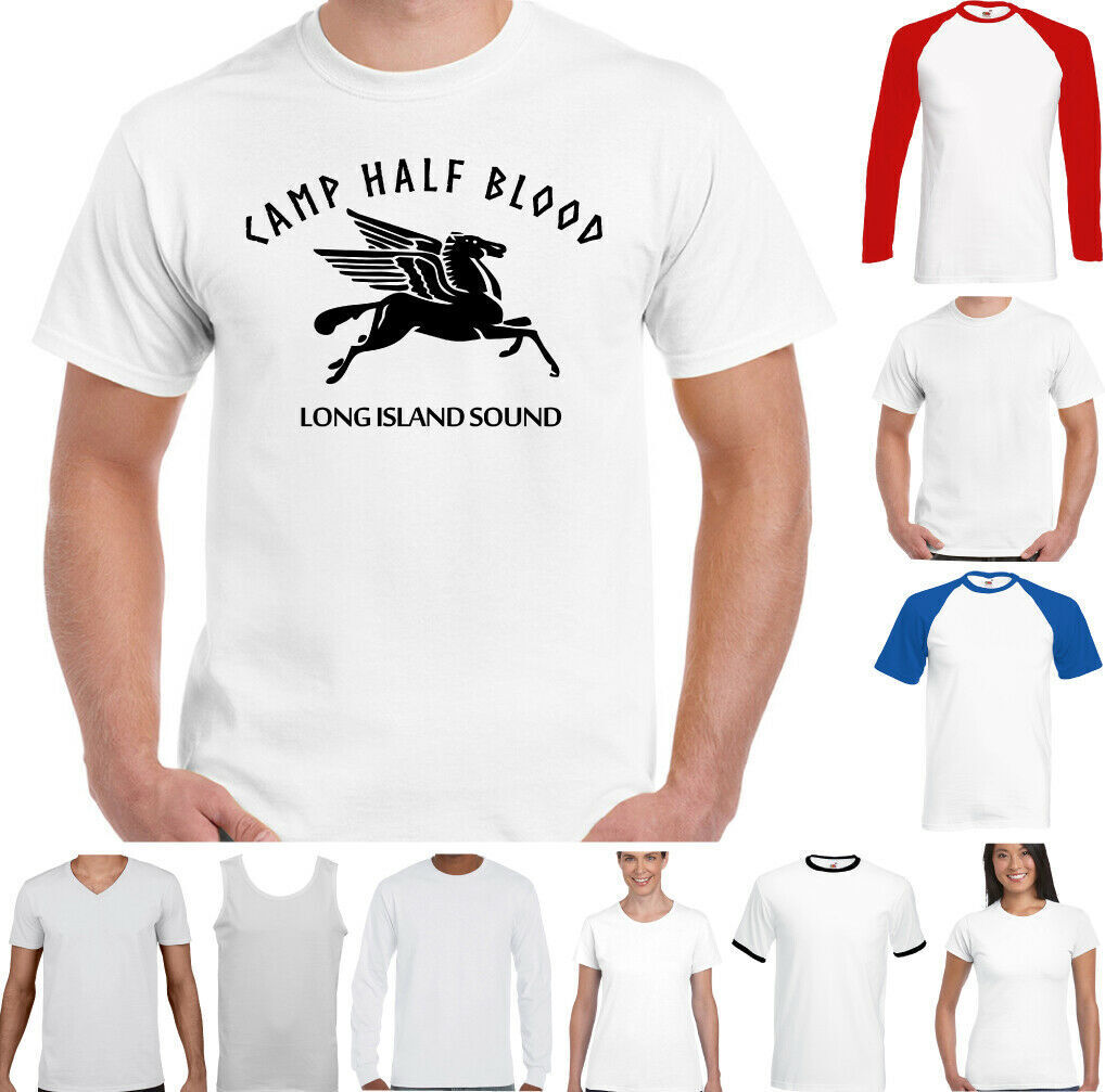 Camp Half Blood T-Shirt Kids Funny Percy & The Lightning Thief Movie Boys  Girls