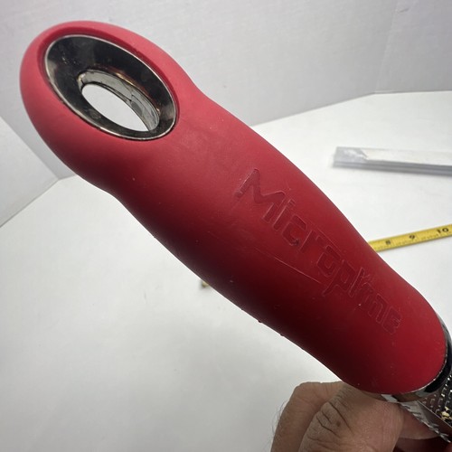 Vintage USA Made Microplane 40120 Premium Stainless Steel Red Zester/Grater Red - Picture 8 of 9