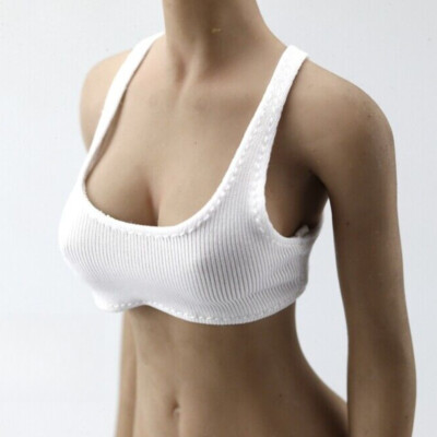 1:6 Scale Girl Sports Vest Tops Clothes Model for 12'' Female Figure Handmade