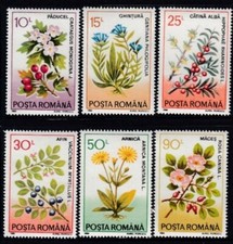 ROMANIA Medicinal Plants MNH set