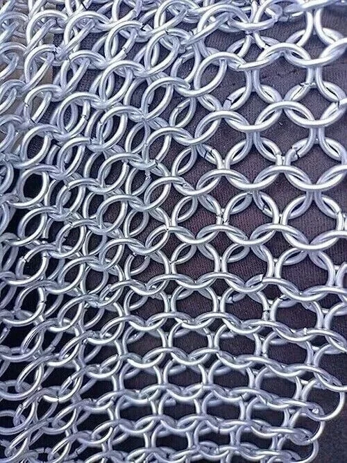 Top halter de cota de malla a tope de aluminio para mujer Halloween fantasía disfraz LARP Foto 3 de 3