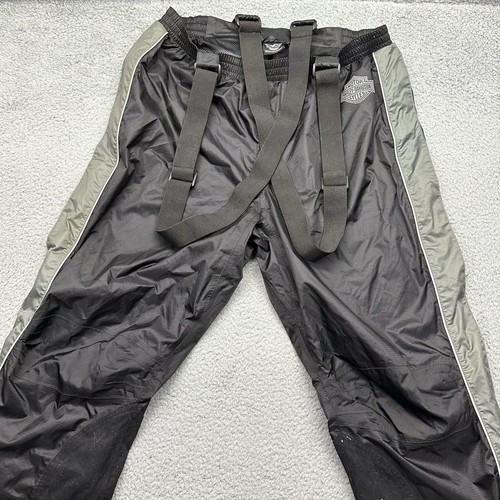 Harley-Davidson Motorcycles Mens Large 98337-15VM Full Speed Reflective Rainsuit - Picture 22 of 24