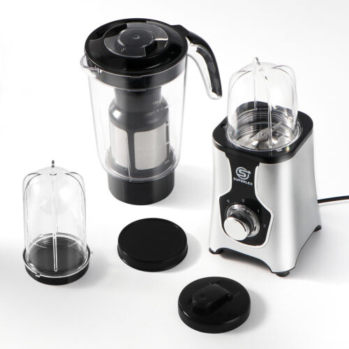 Superlex 5 in 1 Standmixer Smoothie Maker Blender Milchshaker Mixer Ice Crusher - Bild 3 von 12