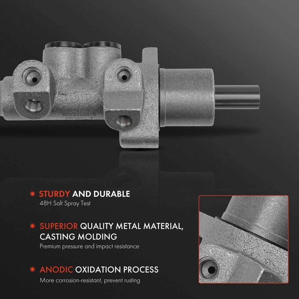 Brake Master Cylinder for Chevrolet Chevy 1998-2009 Chevy Pickup 99-03 13/16 In. - Image 2 of 4