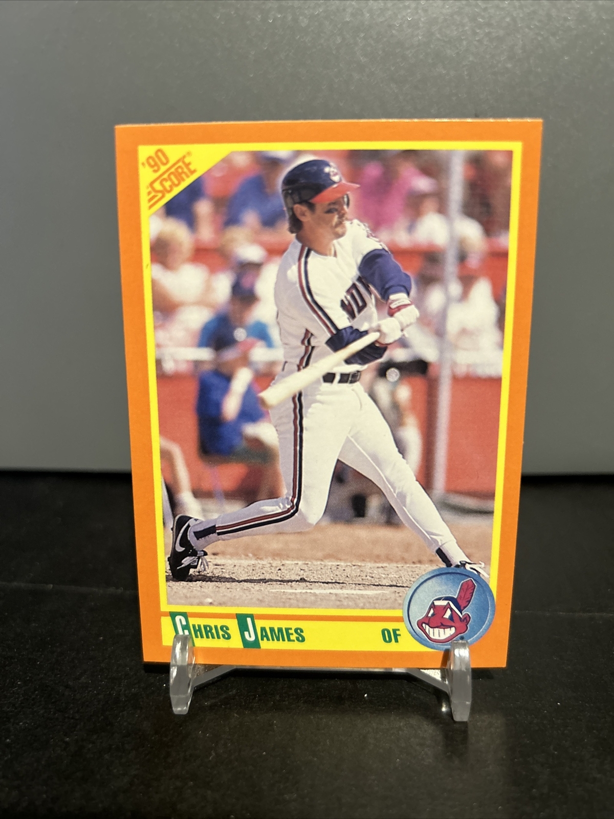 1990 Score Rookie & Traded Chris James Cleveland Indians #60T