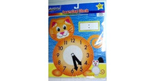 Art Skills - Learning Clock - Cat