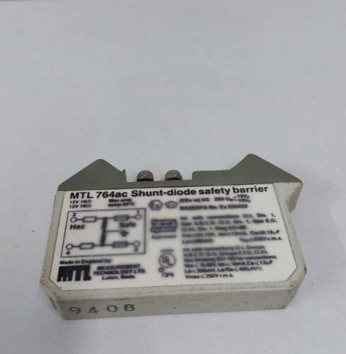 MEASUREMENT TECHNOLOGY MTL764AC SHUNT-DIODE SAFETY BARRIER
