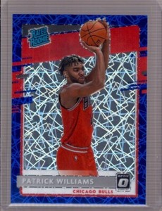 PATRICK WILLIAMS 2020-21 Donruss Optic #154 Blue Velocity Holo Rated Rookie RC