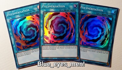 Yu-Gi-Oh! 3x Polymerisation Set RA02 Super Rare Near Mint Neu! Blitzversand!