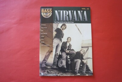 Nirvana - Bass Playalong (neuere Ausgabe, mit CD). Songbook Notenbuch. Vocal Bas