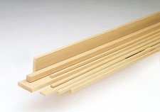 LISTELLI IN LEGNO FAGGIO LUNGH.100cm RETTANGOLARI VARIE MISURE MODELLISMO NAVALE