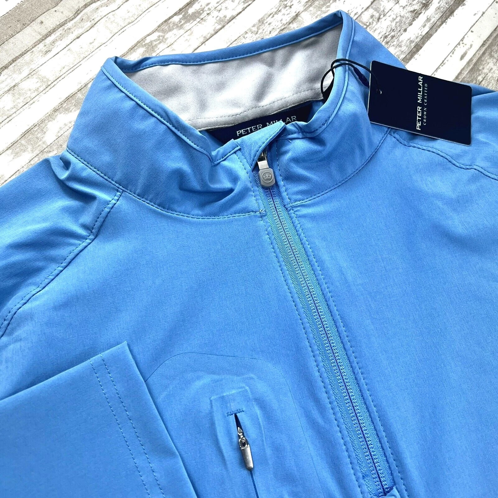 Peter Millar Crown Performance Qtr Zip Shield Pullover Jacket Windbreaker 2XL