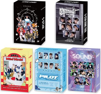 5 Pack/275 Pcs Stray Kids 5 Star Lomo Card Photocards Greeting Multicolor 
