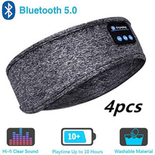 Bluetooth 5.0 Wireless Headband Sports Mic Stereo Running Sleep Music Headphones