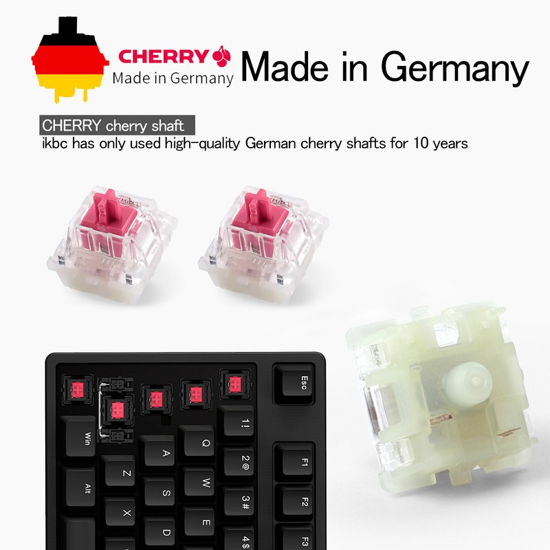 New 10X 5X PINK Swithes Shaft for Logitech Cherry MX RGB Mechanical Keyboard