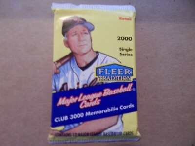 2000 Fleer Tradition Single Series MLB Baseball One (1) Retail Pack - Unopened