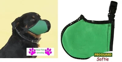 ProGuard SOFTIE DOG MUZZLE-Pit Bull Terrier,Border Collie,Small Lab/Dobie/Golden