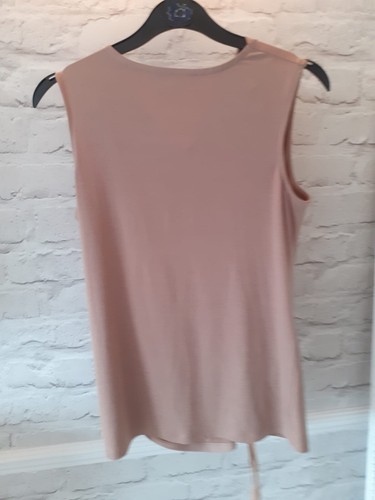 Next Nude Camisole Ruffle Top Size 10 - Picture 2 of 5