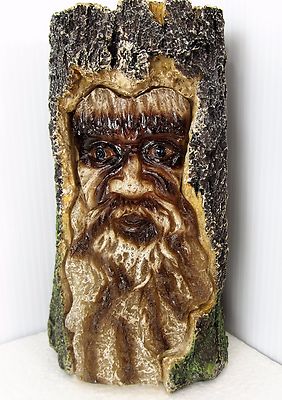 Tree Men Resin Night Light Treeman in Log Carved Resin Lamp Home Decor | eBay