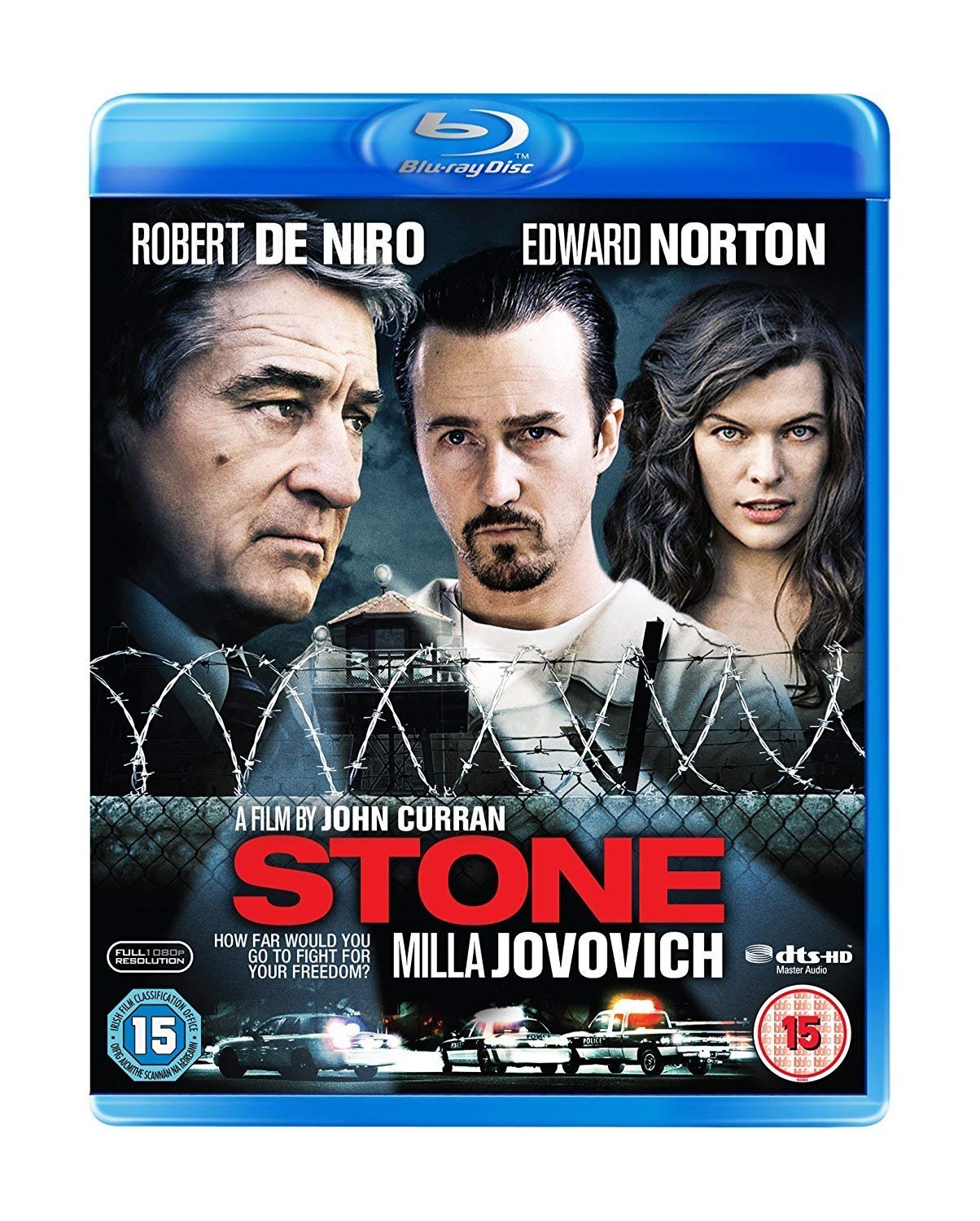 Stone (Blu-ray) Robert De Niro Edward Norton Milla Jovovich