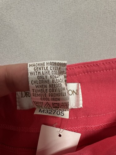 Women’s Drapers & Damon’s Pink Capri Pants Size PXS # 433 NWT - 第 3/9 張圖片