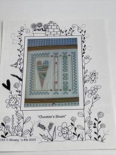 Mosey 'N Me Chester's Heart Cross Stitch Pattern