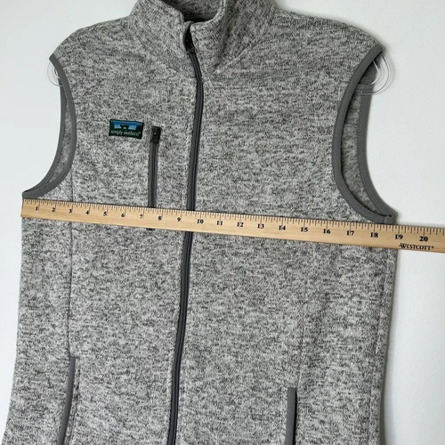 Simply Southern Sweater Knit Vest Men’s Size Small Gray Full Zip image 4